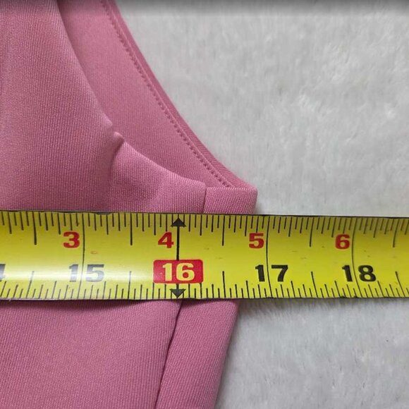 New M Anthropologie x Maeve sleeveless seamed fit & flare mini pink dress - Picture 9 of 10